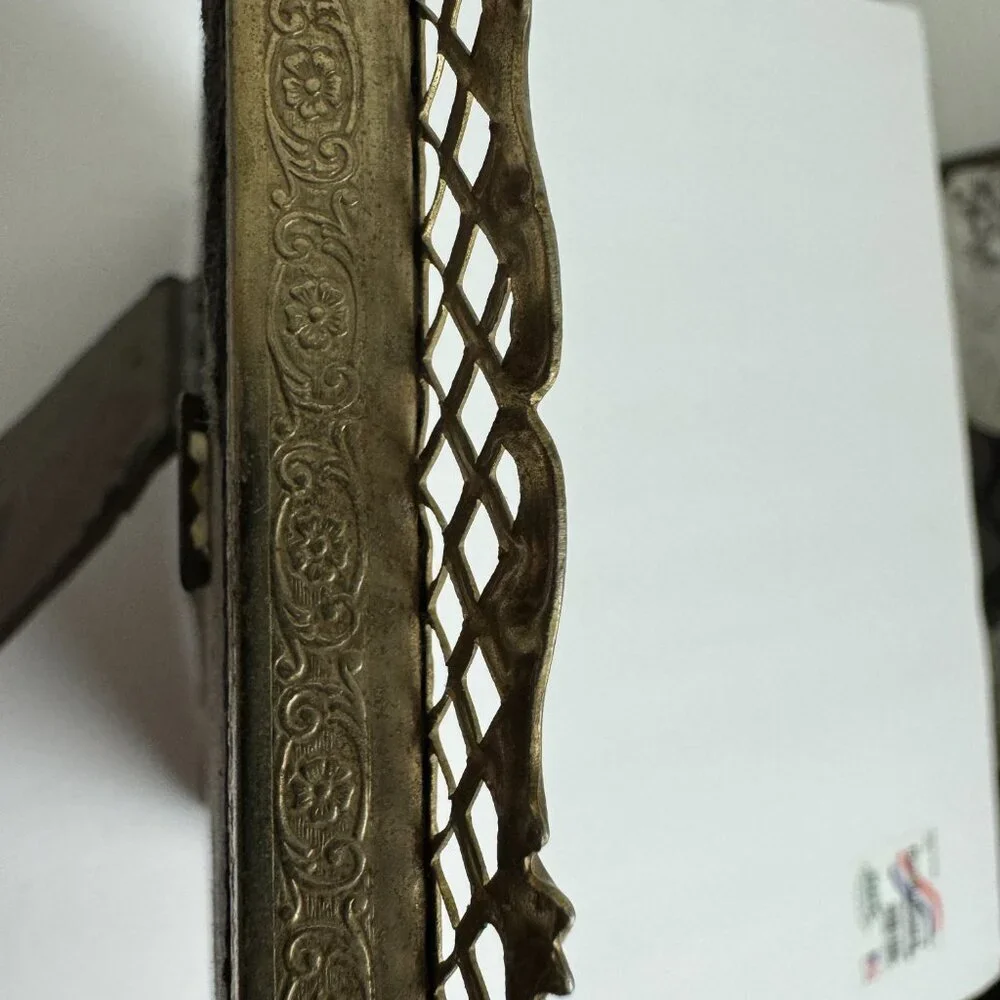 Vintage 9 x11 Gold Filigree Ornate Metal Picture Frame